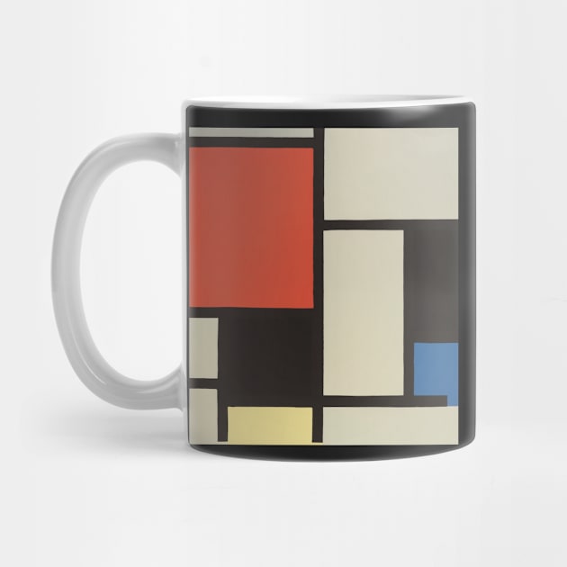 Composition by Piet Mondrian by MurellosArt